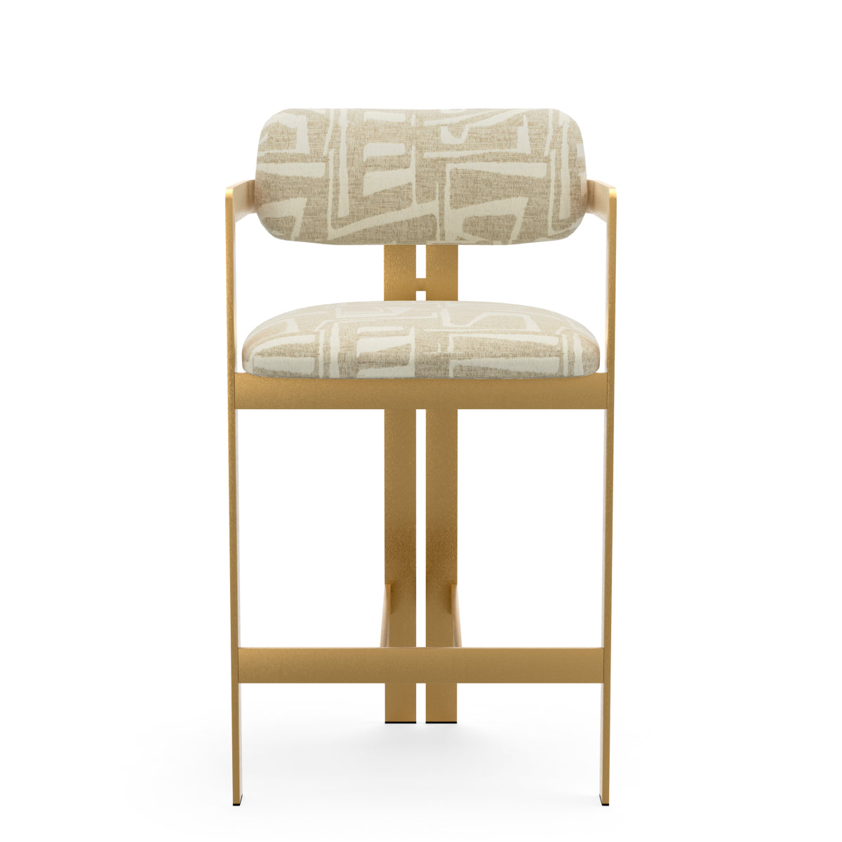 Rounded Back Counter Stool Donato | B | Eichholtz Miami
