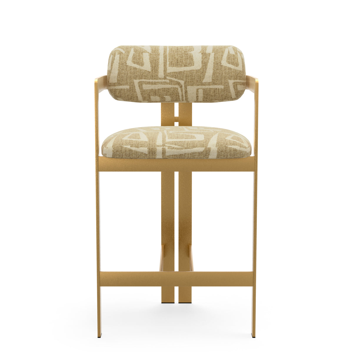 Rounded Back Counter Stool Donato | B | Eichholtz Miami