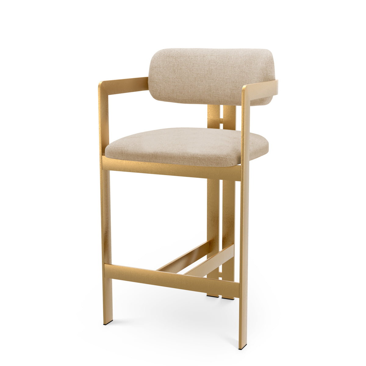 Rounded Back Counter Stool Donato | A | Eichholtz Miami