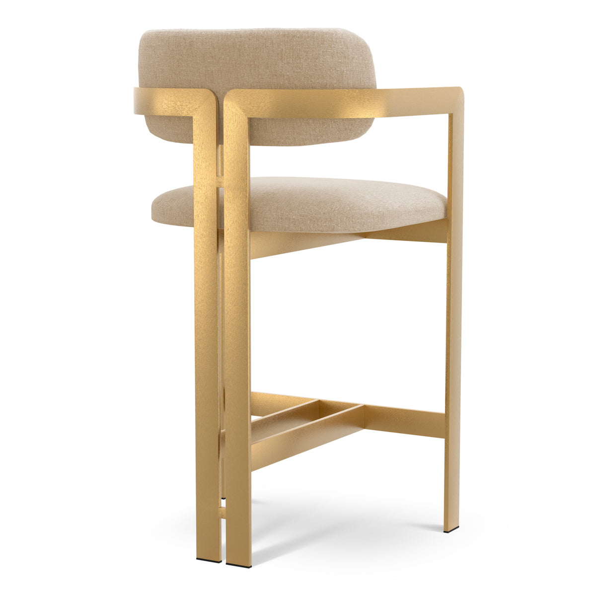 Rounded Back Counter Stool Donato | A | Eichholtz Miami