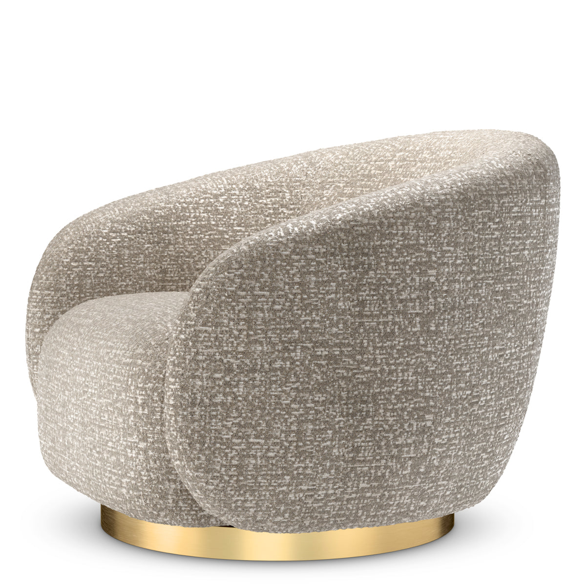 Upholstered Lounge Swivel Chair Brice | Eichholtz Miami