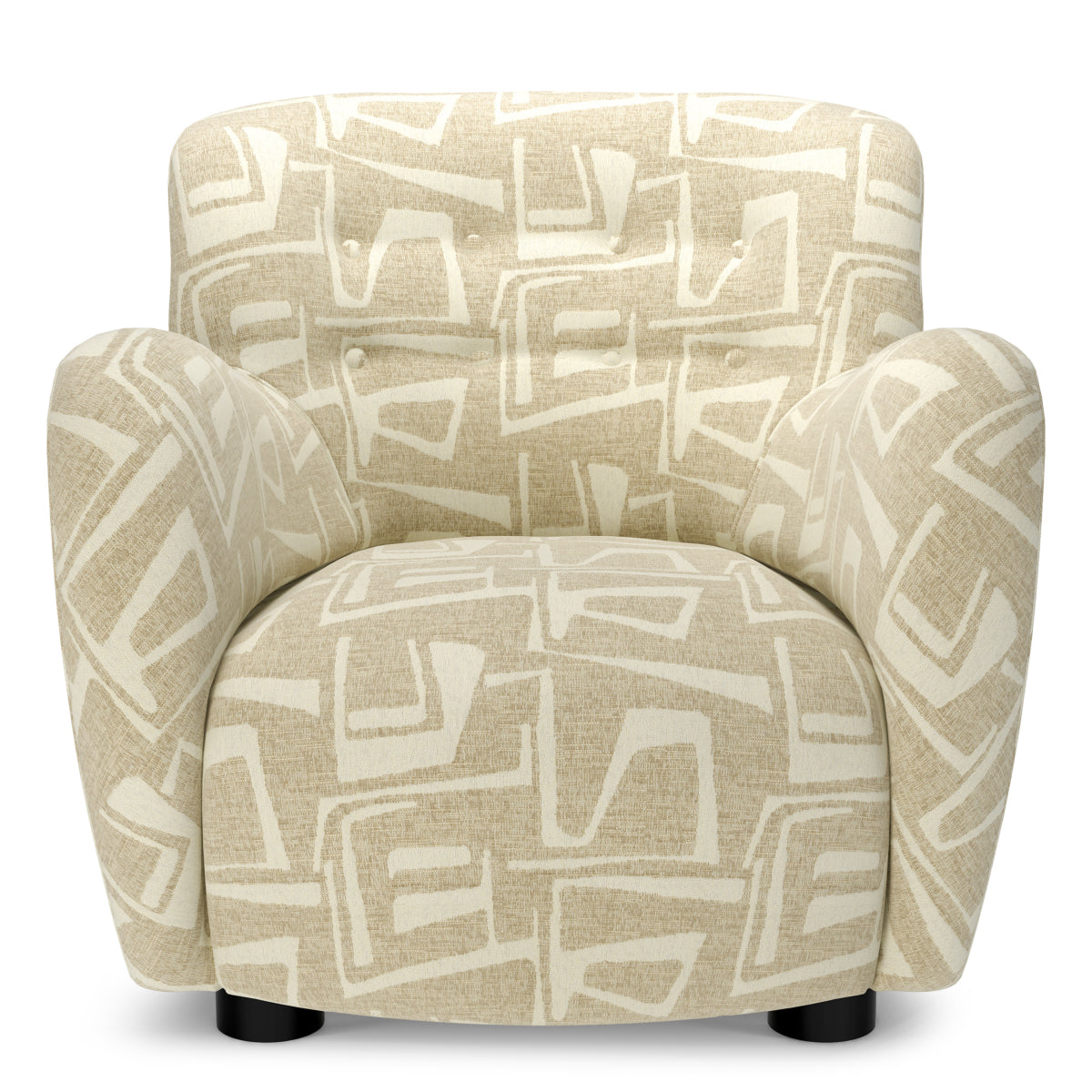 Tufted Back Lounge Chair Bixby | B | Eichholtz Miami 