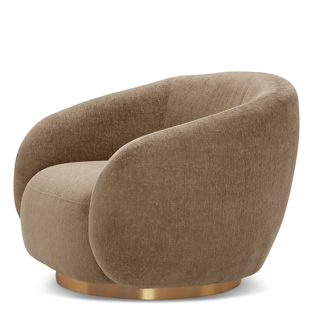 Upholstered Lounge Swivel Chair Brice | Eichholtz Miami