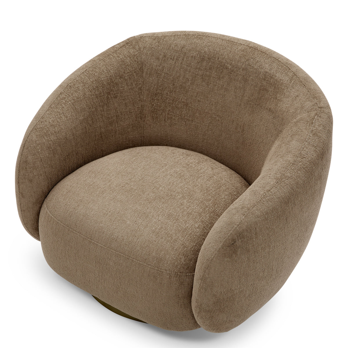 Upholstered Lounge Swivel Chair Brice | Eichholtz Miami