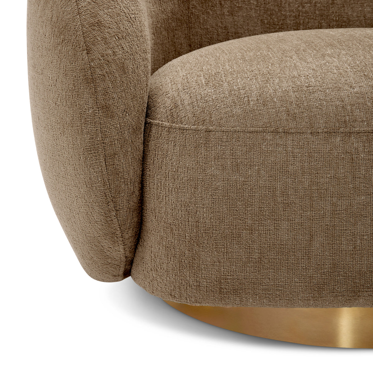 Upholstered Lounge Swivel Chair Brice | Eichholtz Miami
