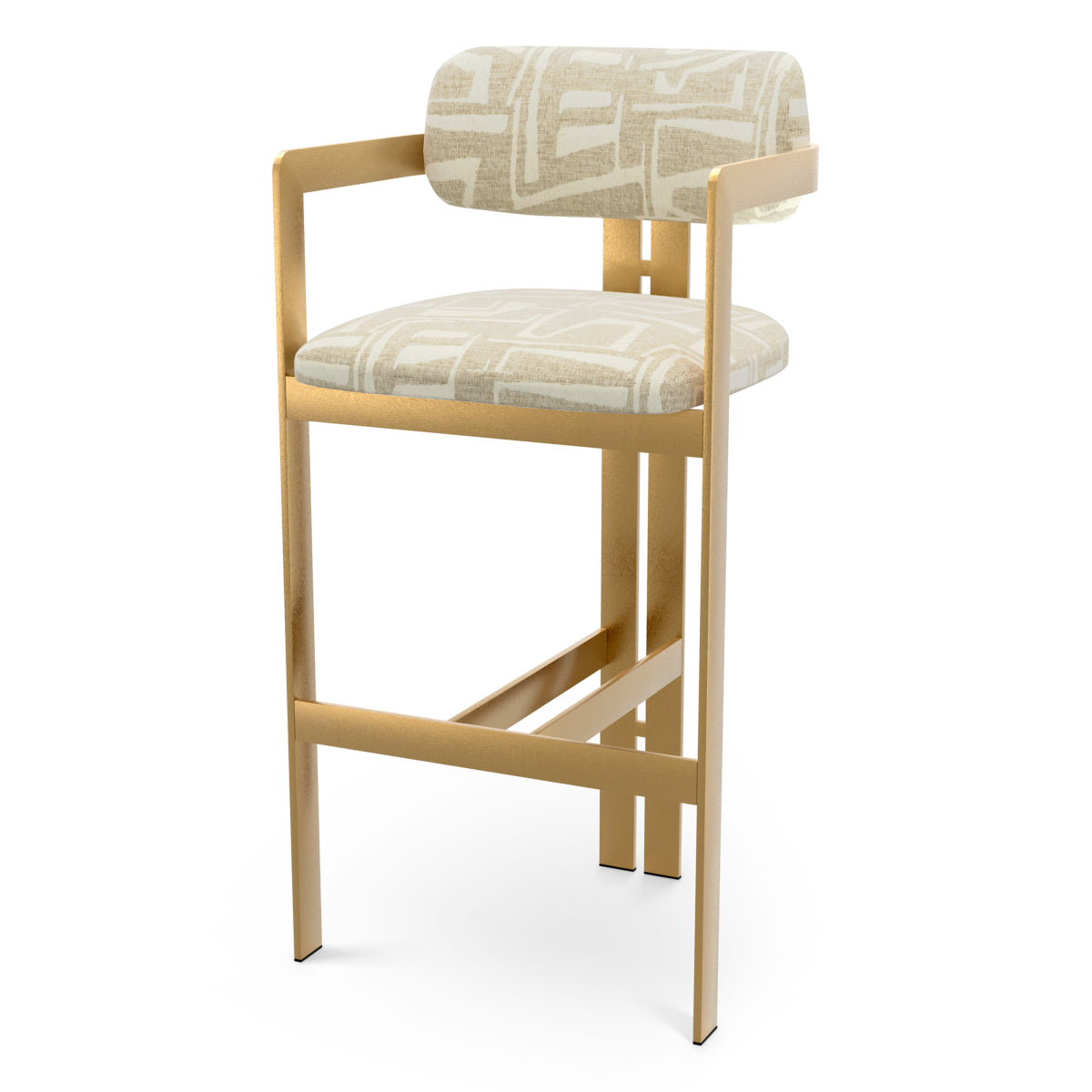 Gold Frame Bar Stool Donato | B | Eichholtz Miami