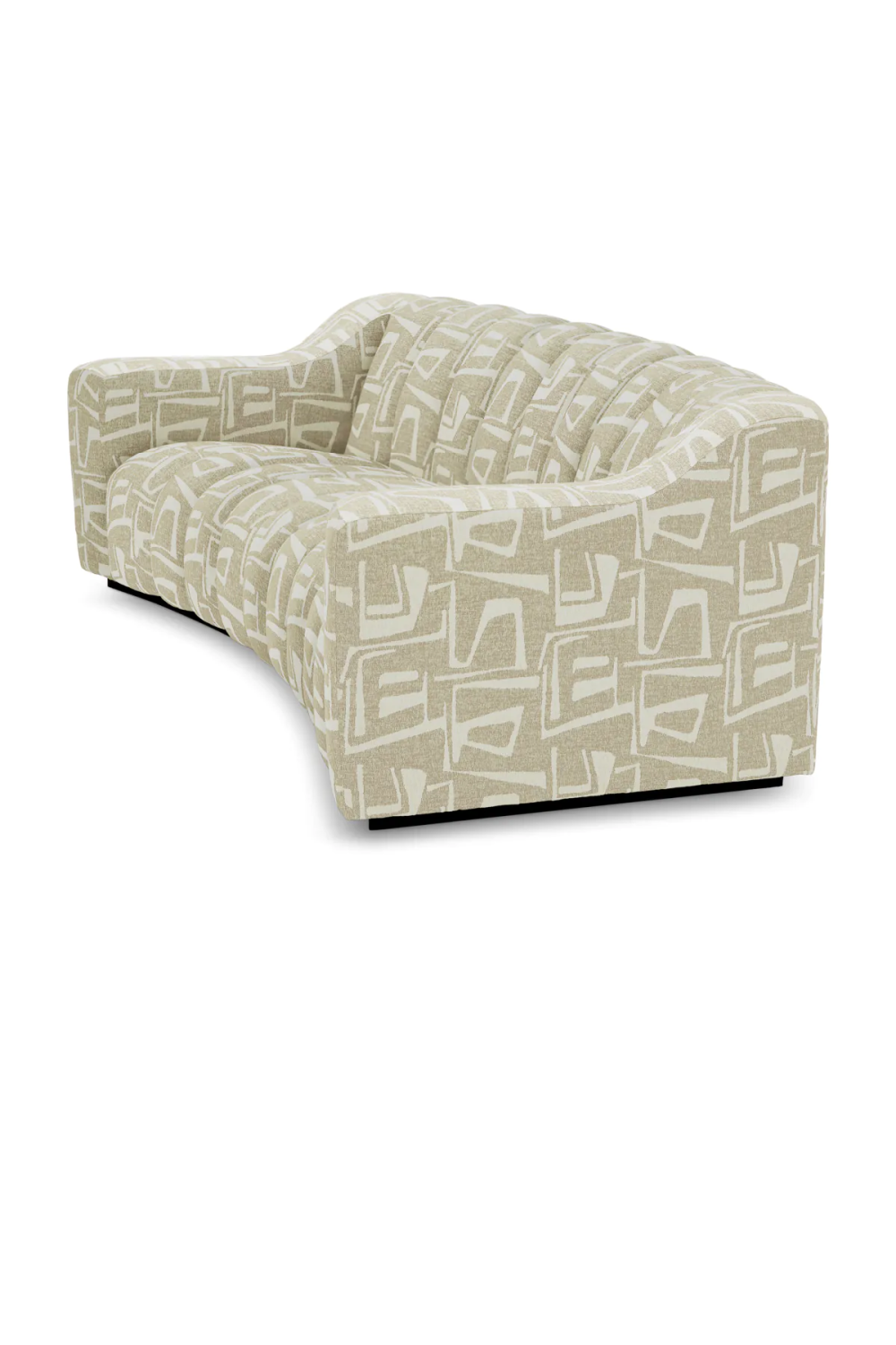 Curved Upholstered Sofa S Kelly | Eichholtz Miami