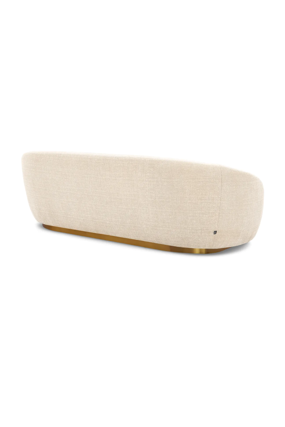 Brass Base Upholstered Sofa Brice| Eichholtz Miami