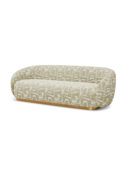 Brass Base Upholstered Sofa Brice| Eichholtz Miami
