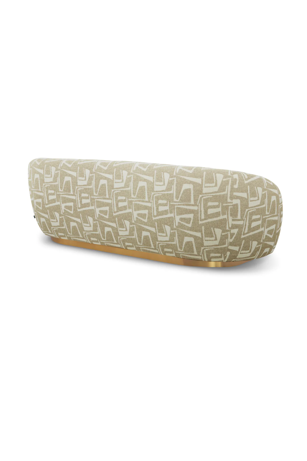 Brass Base Upholstered Sofa Brice| Eichholtz Miami