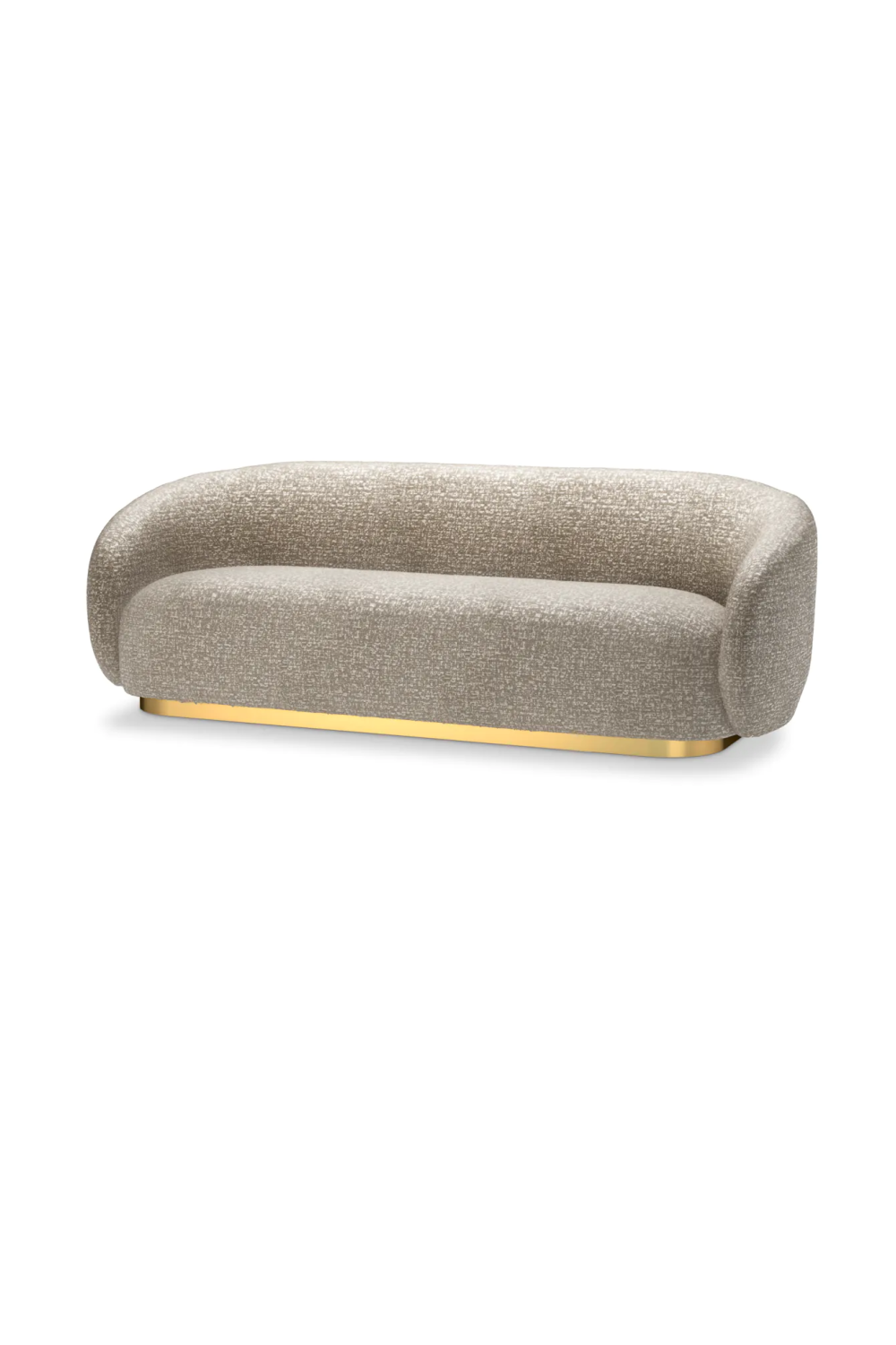 Brass Base Upholstered Sofa Brice| Eichholtz Miami