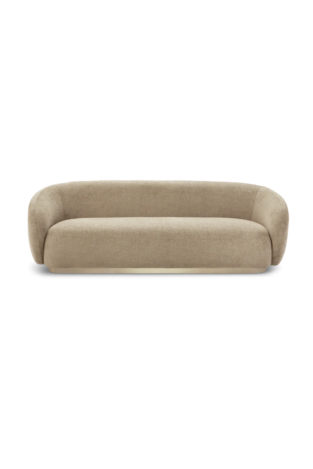 Brass Base Upholstered Sofa Brice| Eichholtz Miami