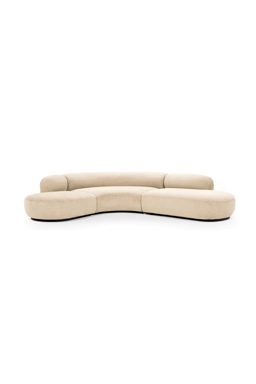 Upholstered Curved Sofa L Björn | C | Eichholtz Miami