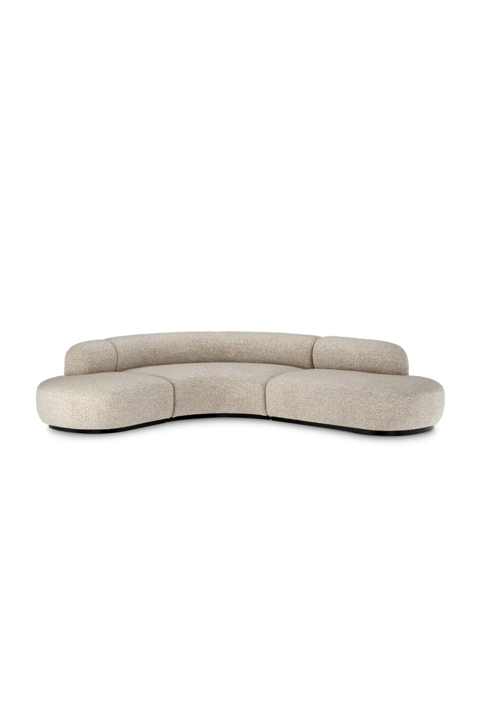 Upholstered Curved Sofa L Björn | Eichholtz Miami