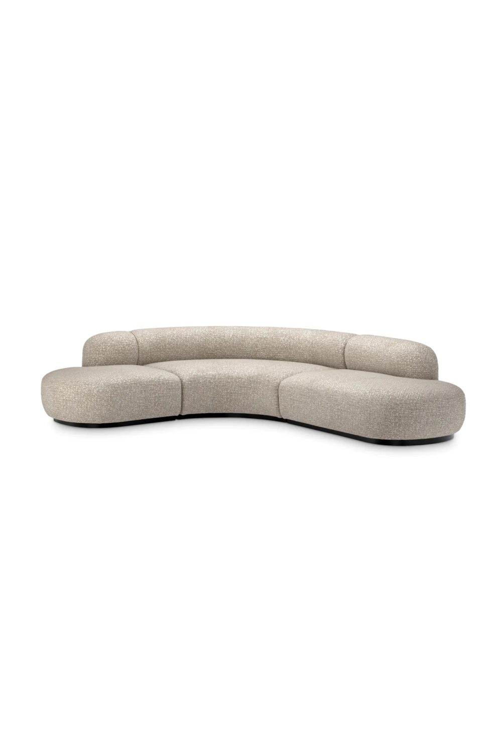 Upholstered Curved Sofa L Björn | Eichholtz Miami