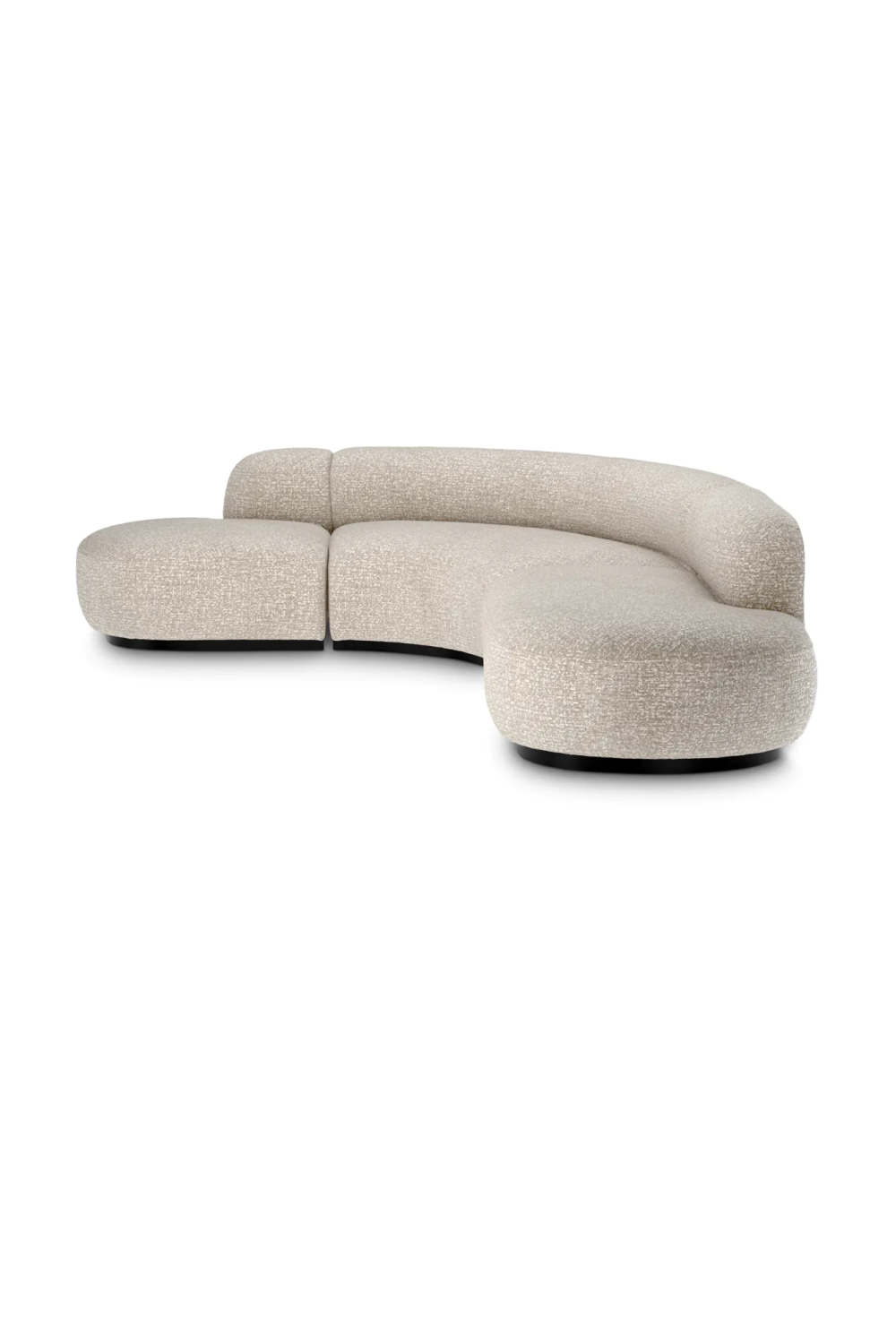 Upholstered Curved Sofa L Björn | Eichholtz Miami