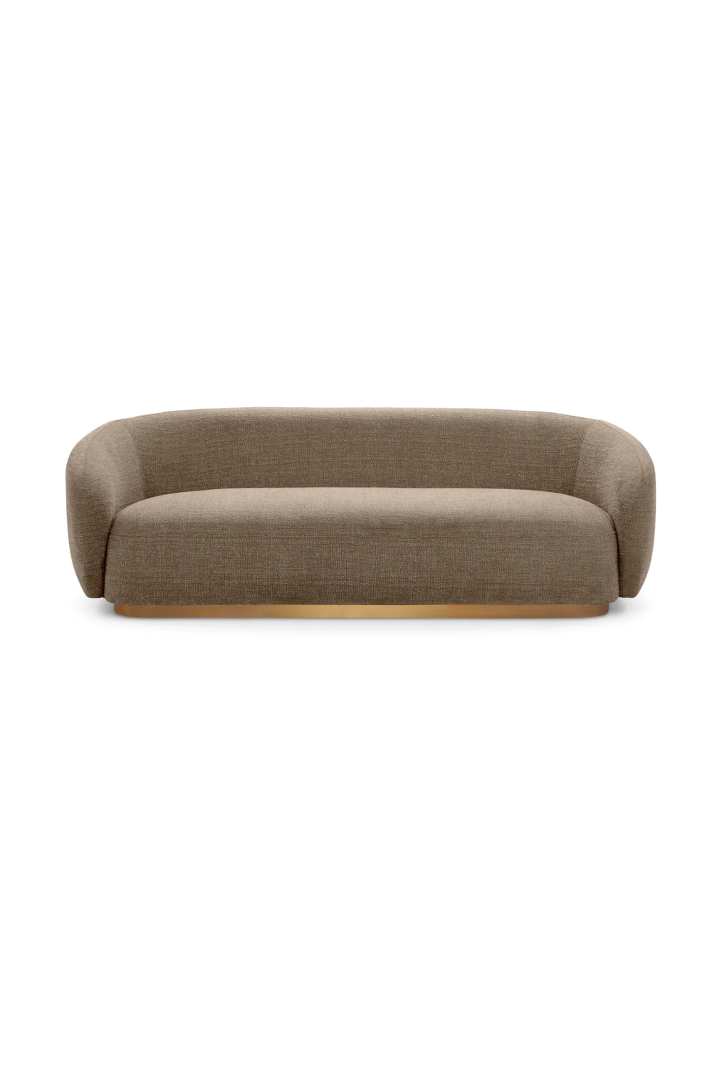 Brass Base Upholstered Sofa Brice| Eichholtz Miami