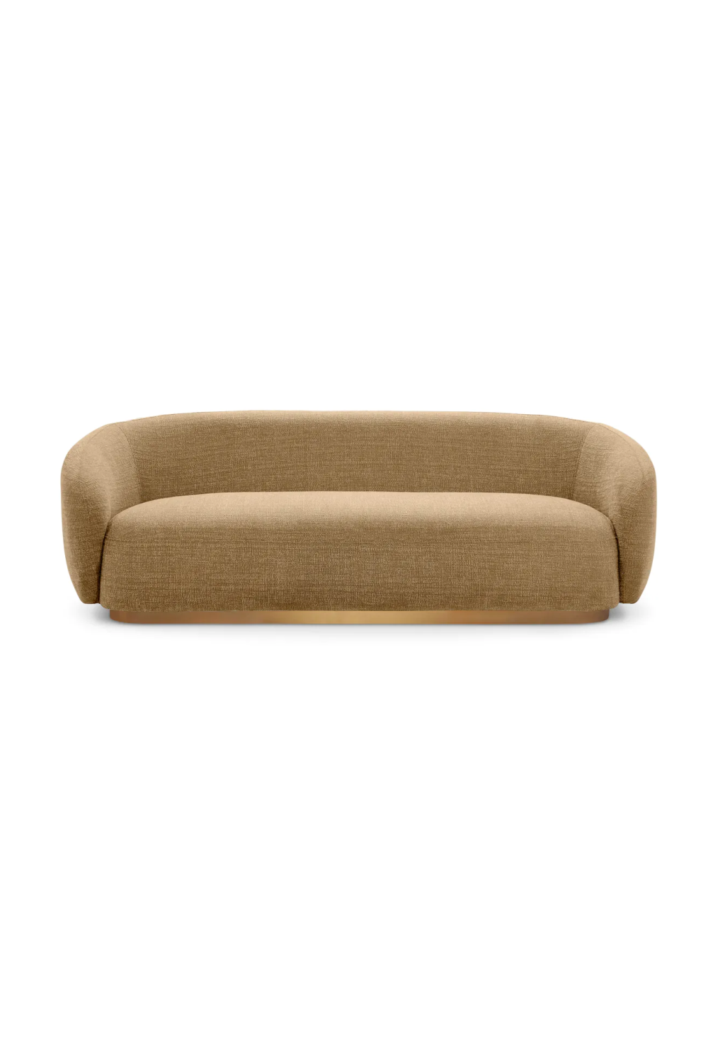 Brass Base Upholstered Sofa Brice| Eichholtz Miami