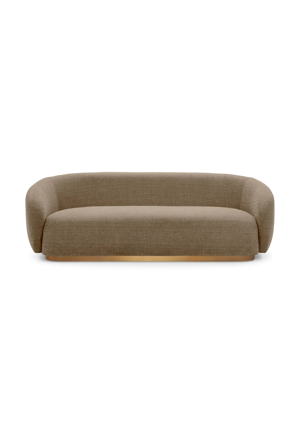 Brass Base Upholstered Sofa Brice| Eichholtz Miami