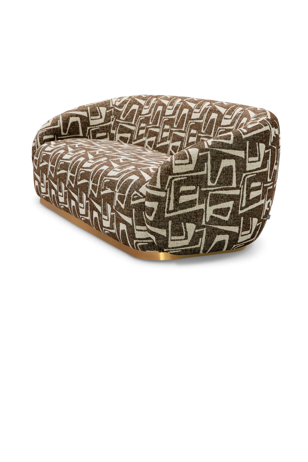 Brass Base Upholstered Sofa Brice| Eichholtz Miami
