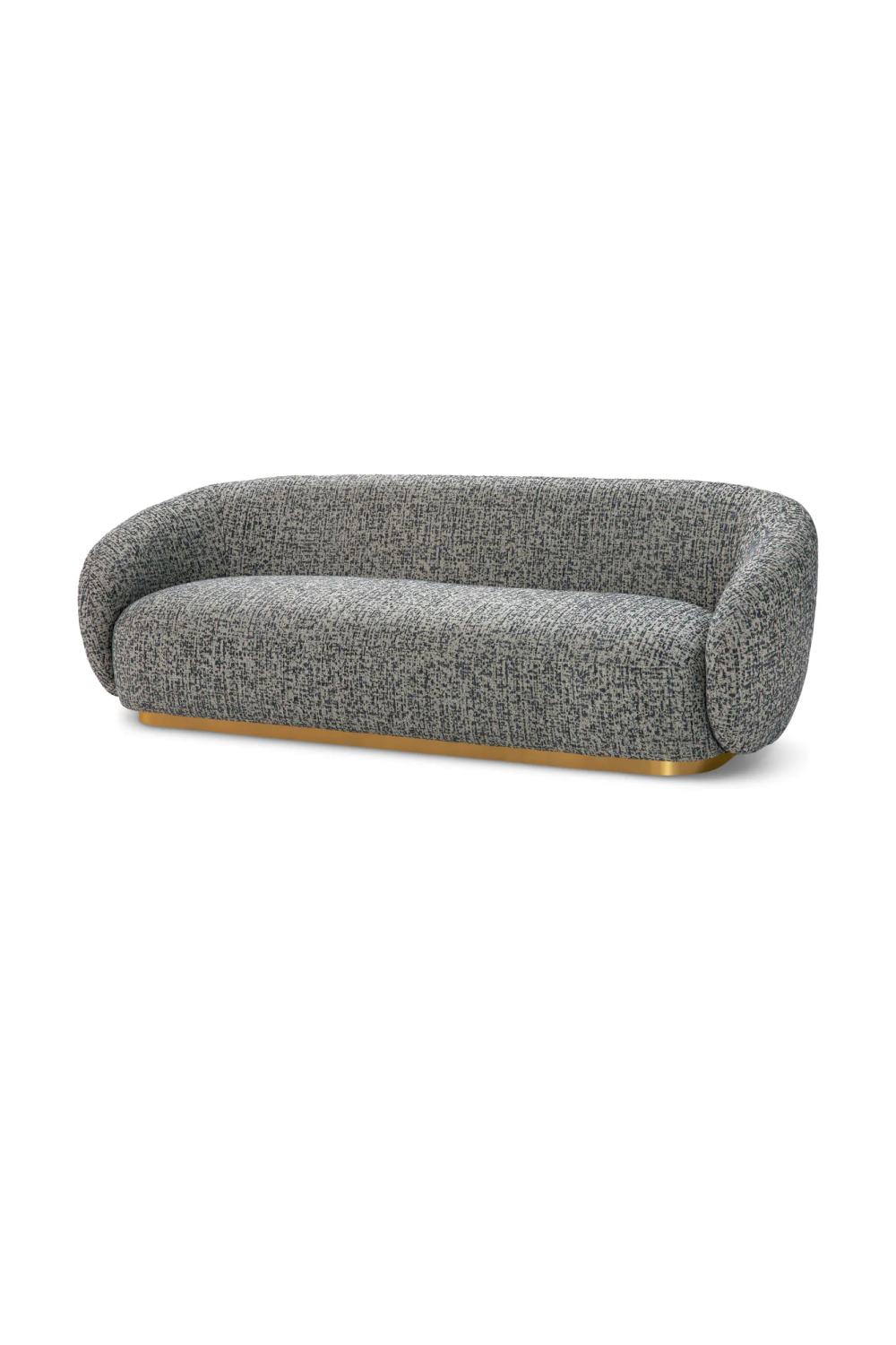 Brass Base Upholstered Sofa Brice| Eichholtz Miami