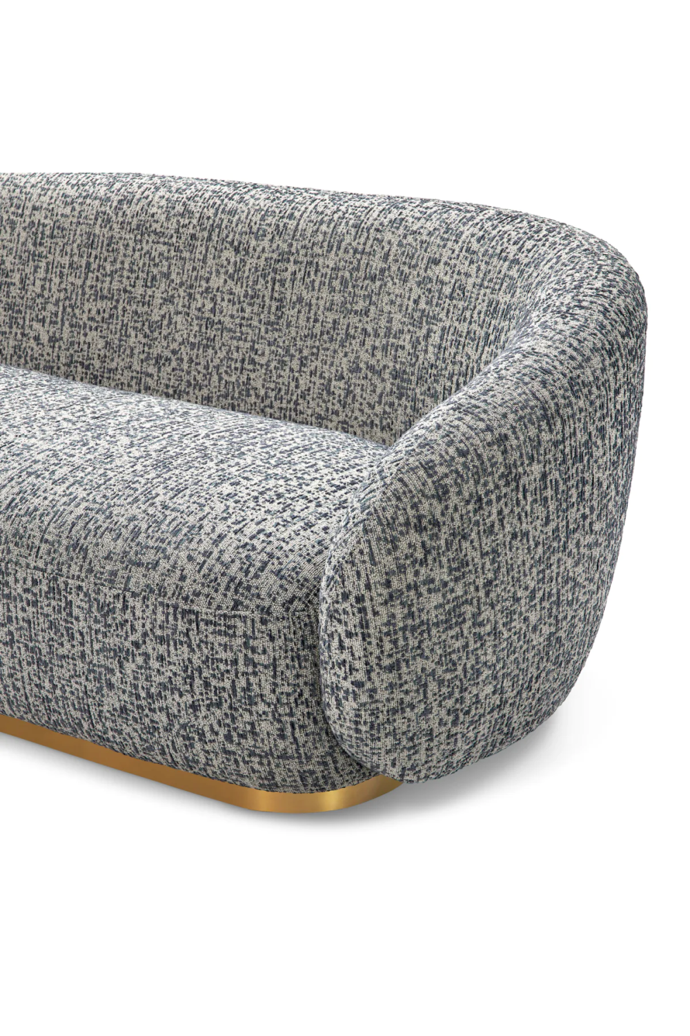 Brass Base Upholstered Sofa Brice| Eichholtz Miami