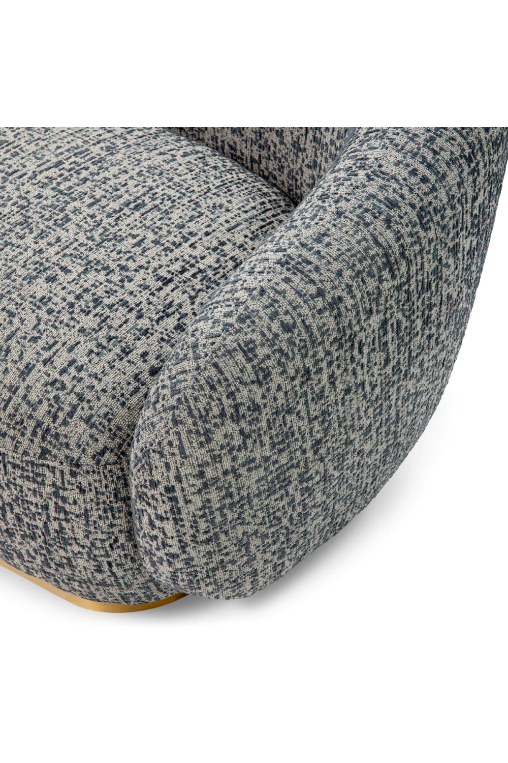 Brass Base Upholstered Sofa Brice| Eichholtz Miami