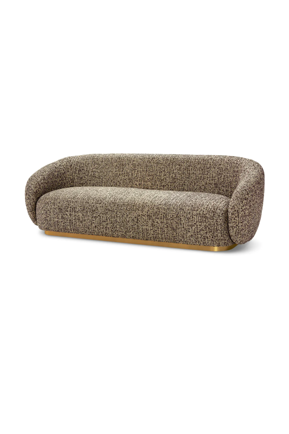 Brass Base Upholstered Sofa Brice| Eichholtz Miami