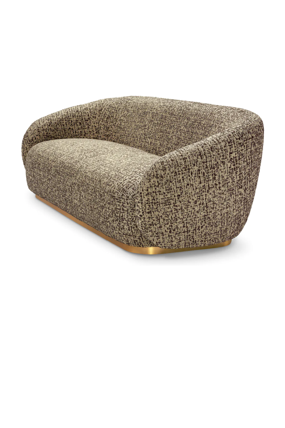 Brass Base Upholstered Sofa Brice| Eichholtz Miami