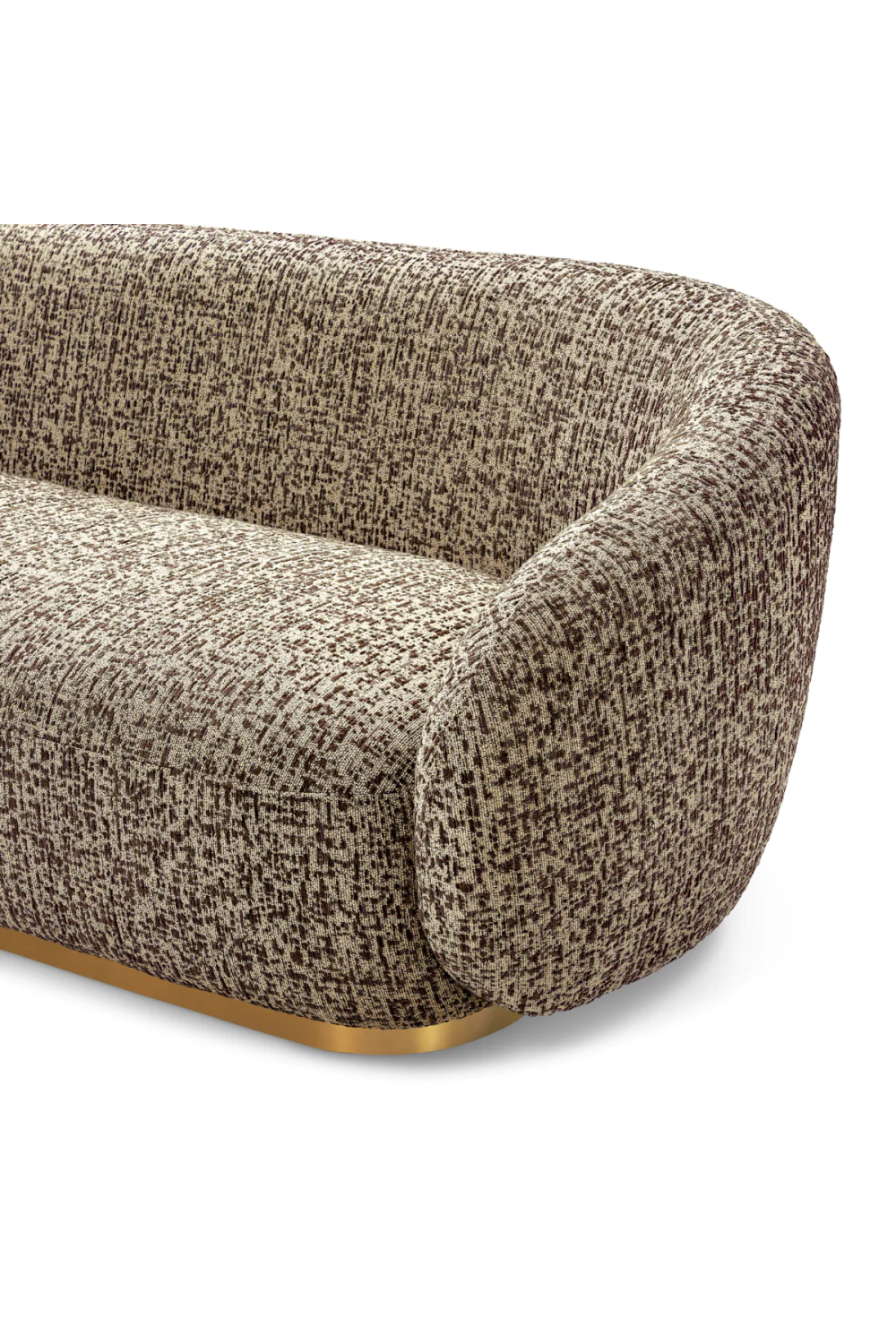 Brass Base Upholstered Sofa Brice| Eichholtz Miami