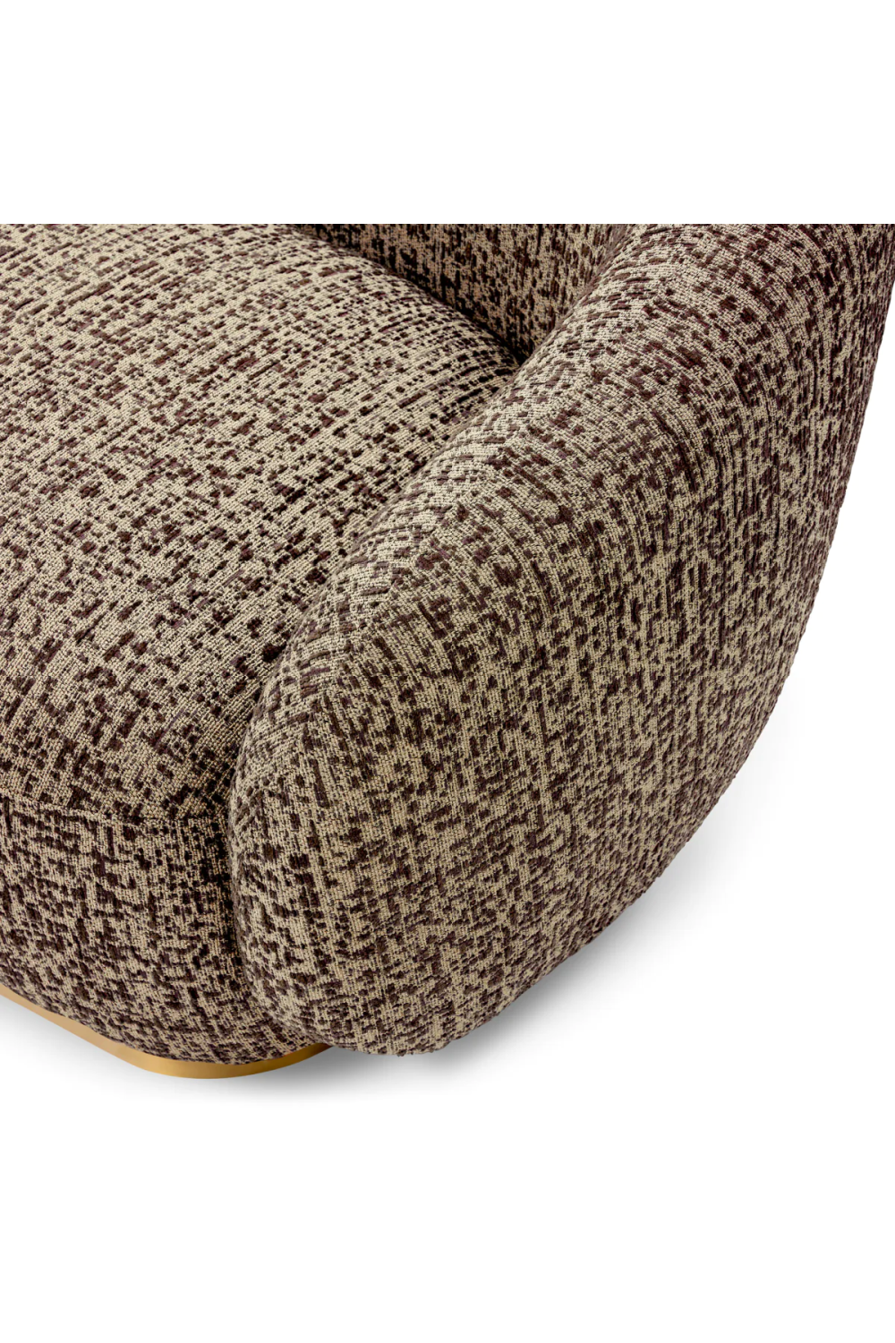 Brass Base Upholstered Sofa Brice| Eichholtz Miami