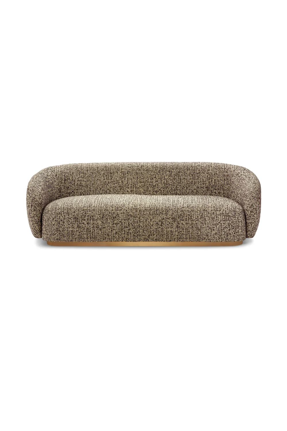 Brass Base Upholstered Sofa Brice| Eichholtz Miami