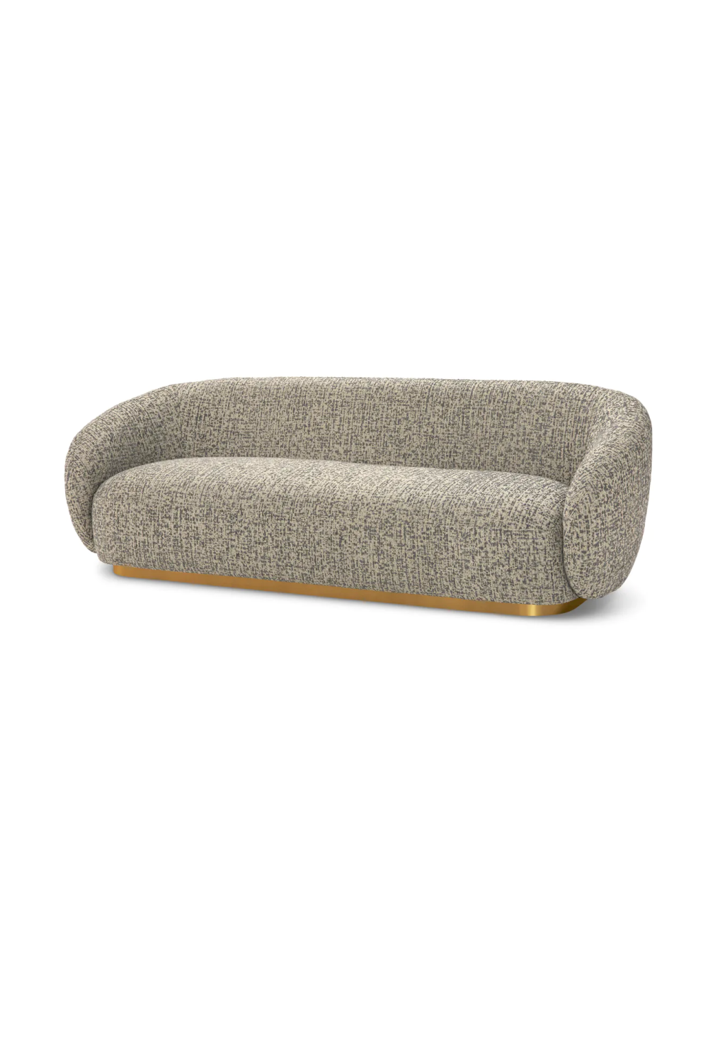 Brass Base Upholstered Sofa Brice| Eichholtz Miami