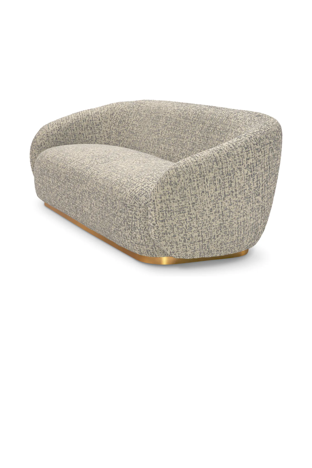Brass Base Upholstered Sofa Brice| Eichholtz Miami