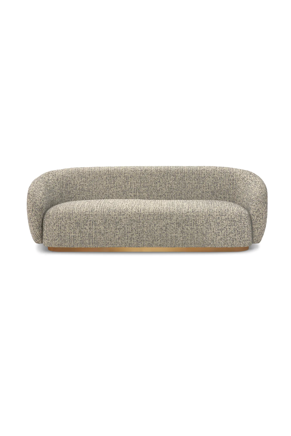 Brass Base Upholstered Sofa Brice| Eichholtz Miami