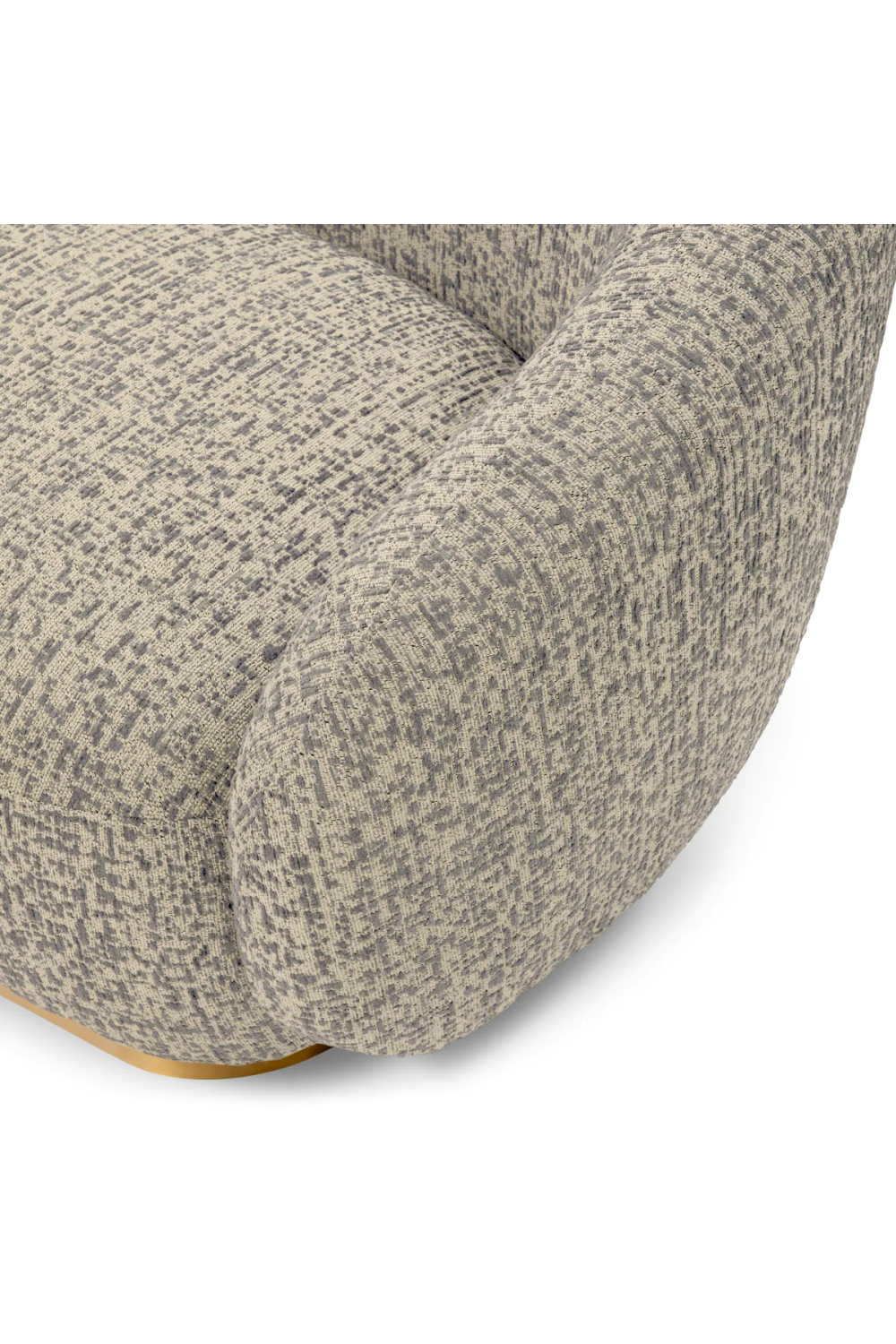 Brass Base Upholstered Sofa Brice| Eichholtz Miami