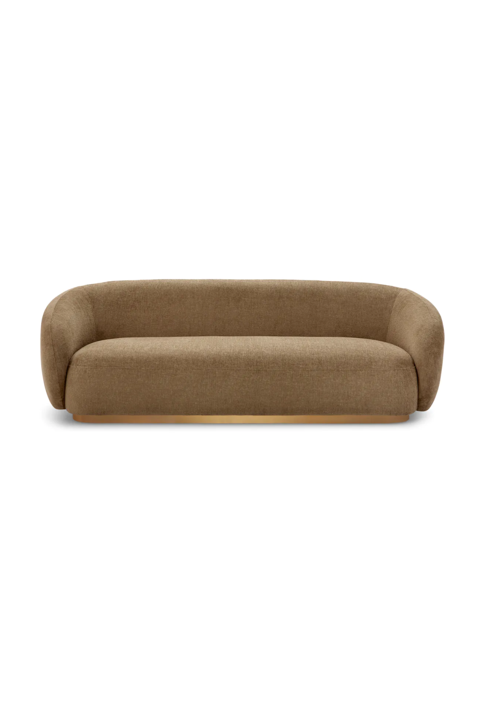 Brass Base Upholstered Sofa Brice| Eichholtz Miami