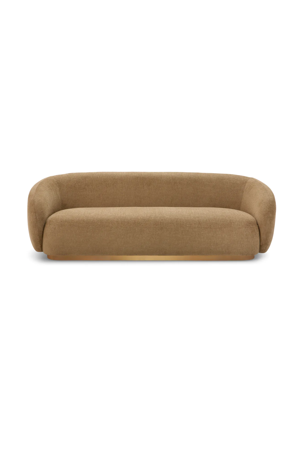 Brass Base Upholstered Sofa Brice| Eichholtz Miami
