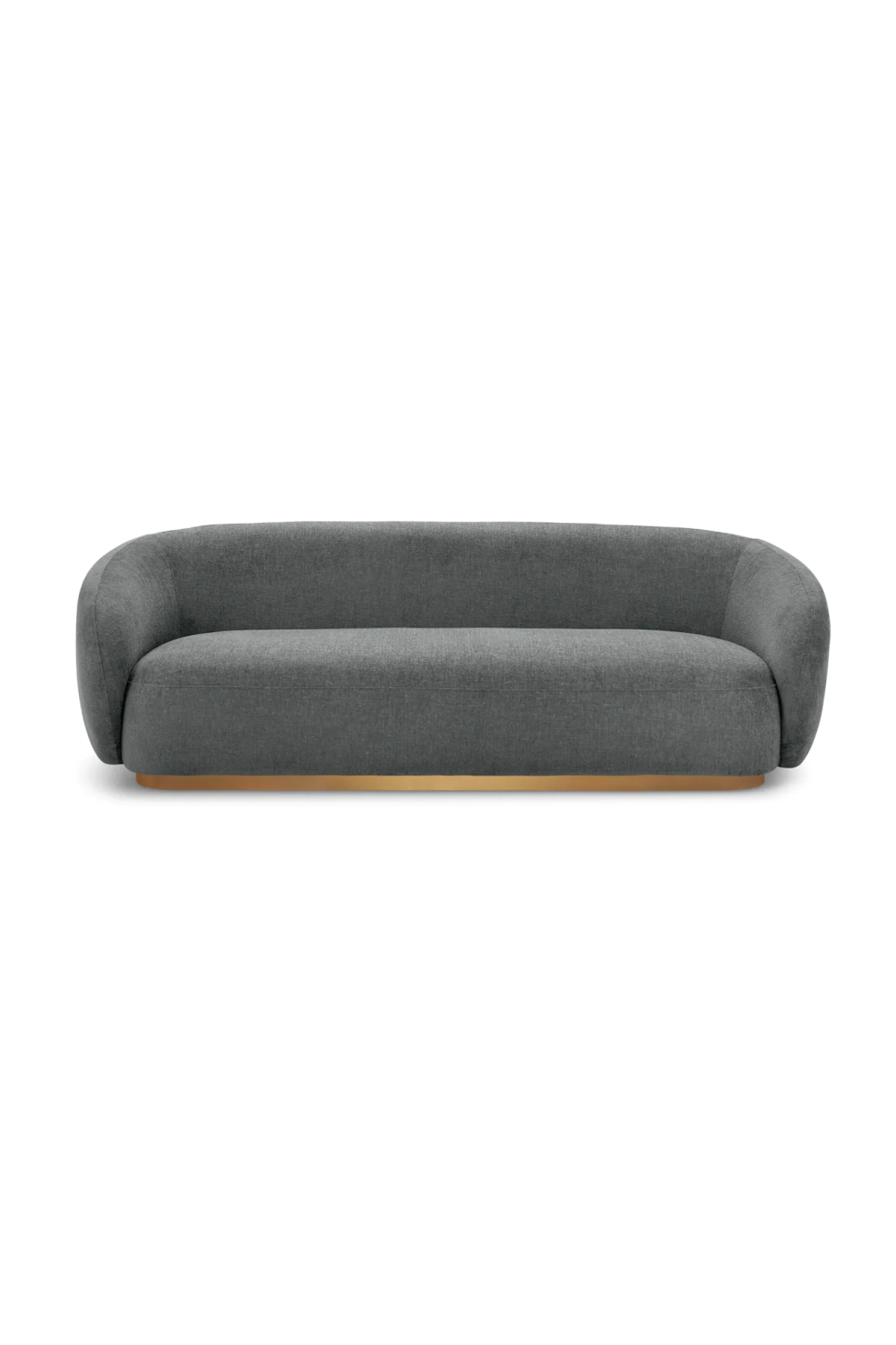 Brass Base Upholstered Sofa Brice| Eichholtz Miami