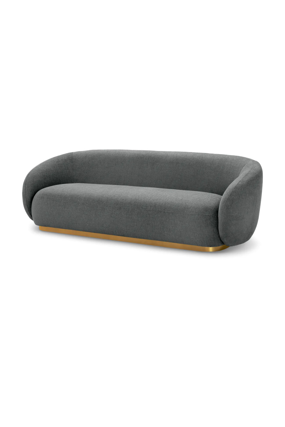 Brass Base Upholstered Sofa Brice| Eichholtz Miami
