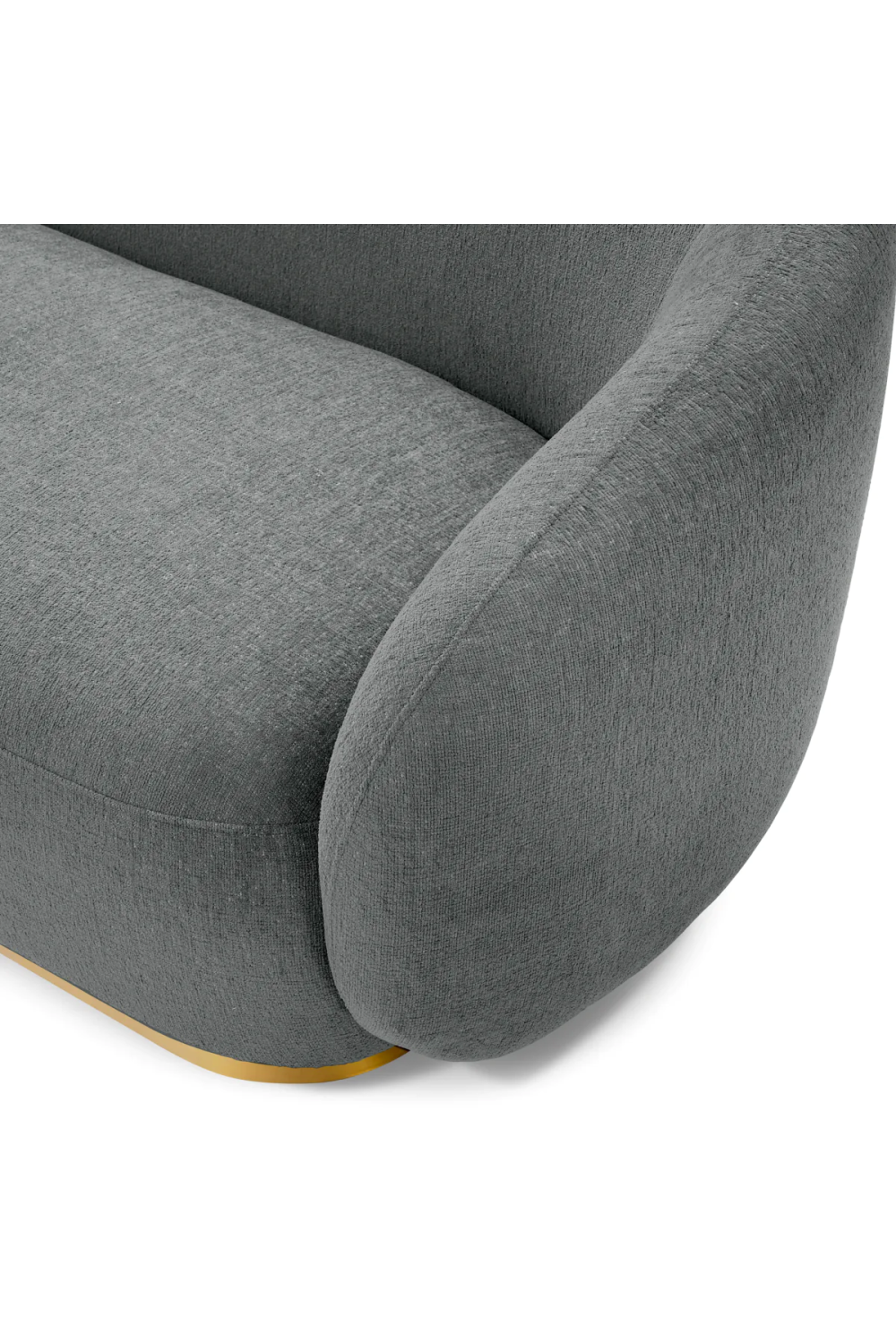 Brass Base Upholstered Sofa Brice| Eichholtz Miami