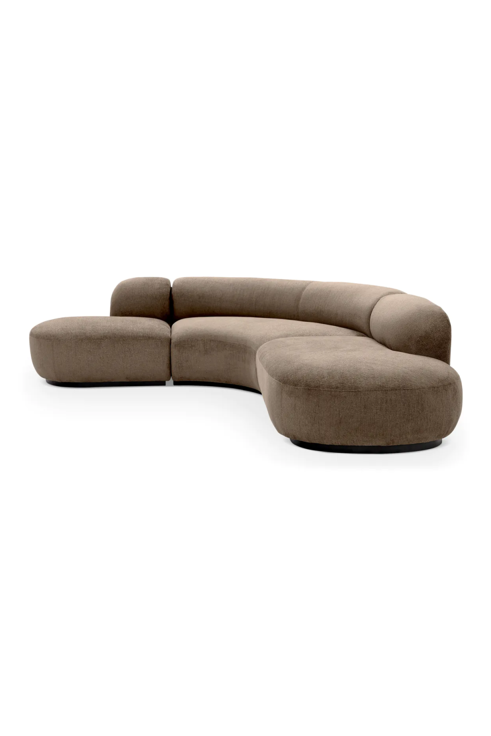 Upholstered Curved Sofa L Björn | C | Eichholtz Miami