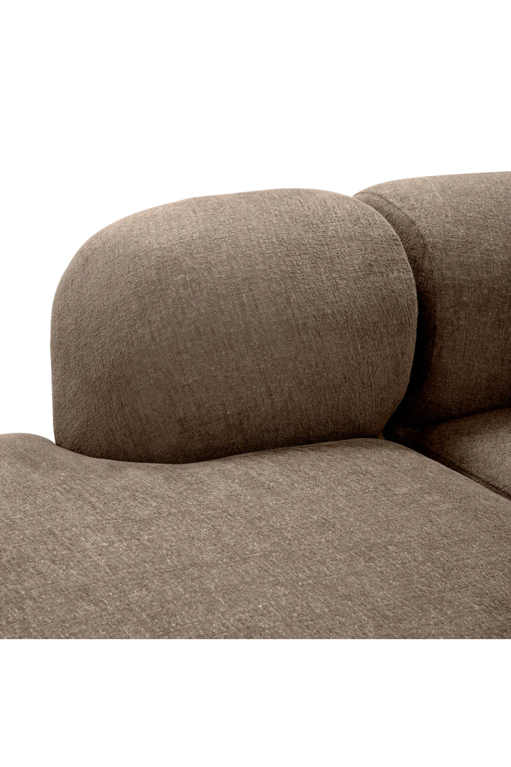 Upholstered Curved Sofa L Björn | Eichholtz Miami
