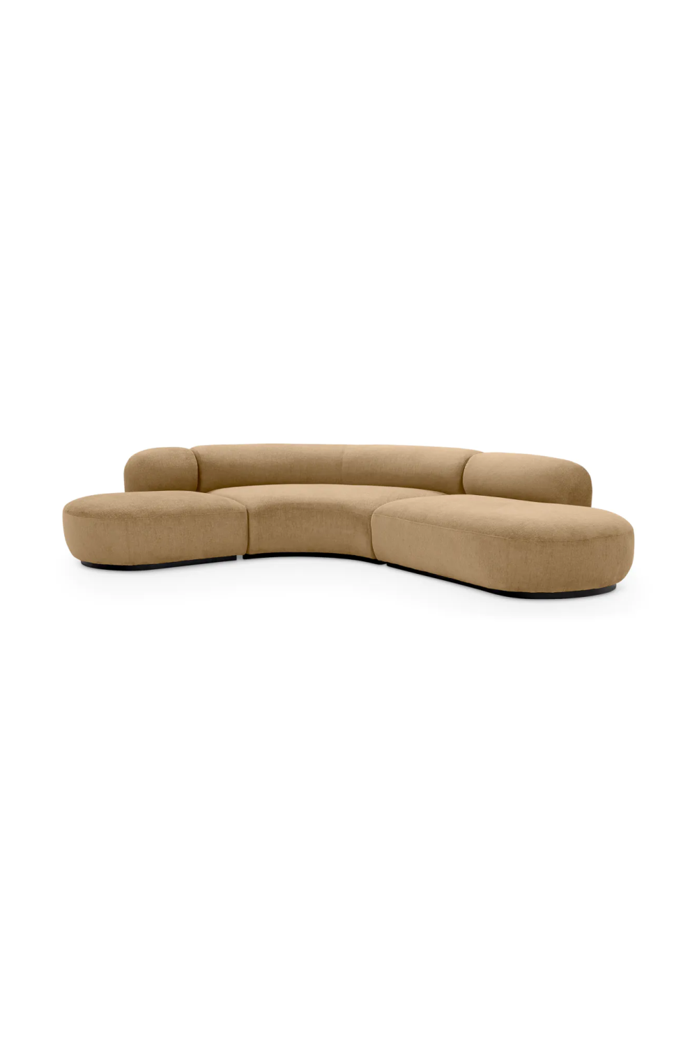 Upholstered Curved Sofa L Björn | Eichholtz Miami