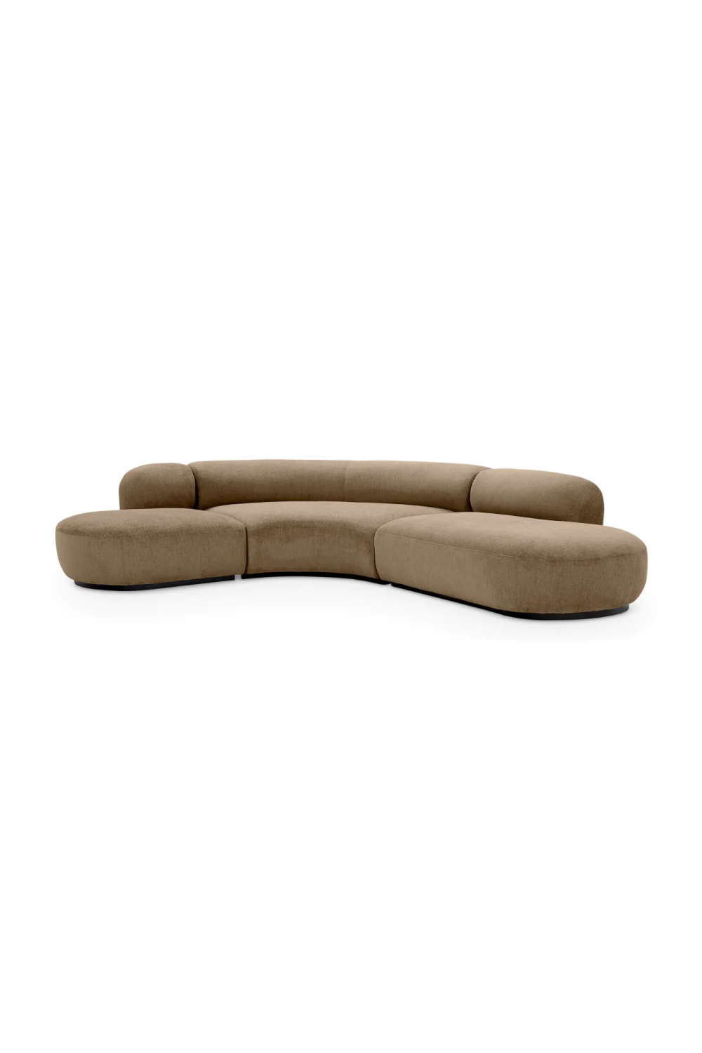 Upholstered Curved Sofa L Björn | Eichholtz Miami