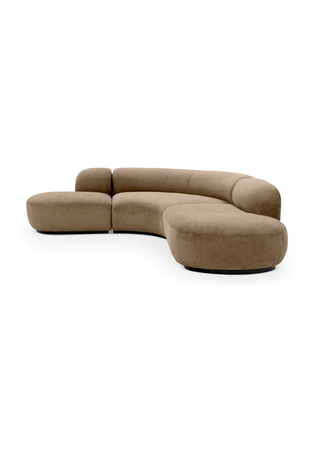 Upholstered Curved Sofa L Björn | Eichholtz Miami