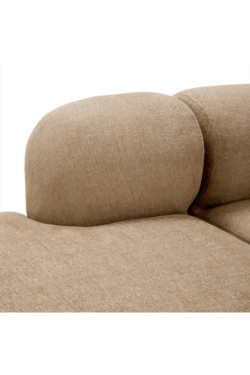 Upholstered Curved Sofa L Björn | Eichholtz Miami