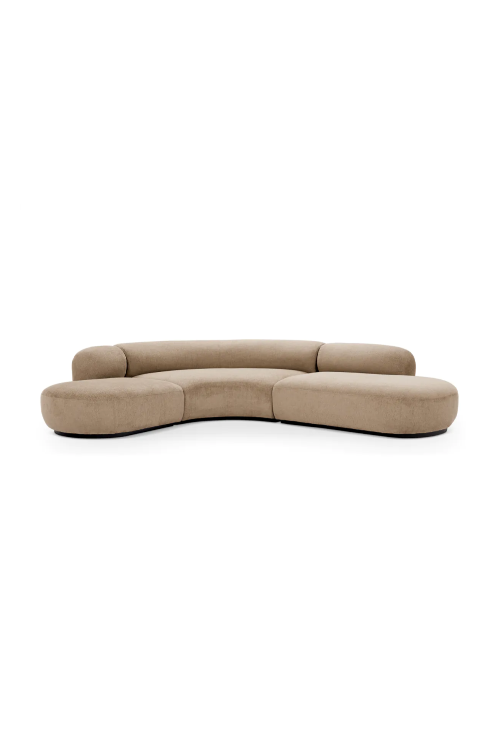 Upholstered Curved Sofa L Björn | Eichholtz Miami