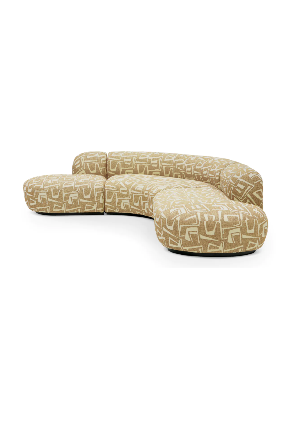 Upholstered Curved Sofa L Björn | Eichholtz Miami