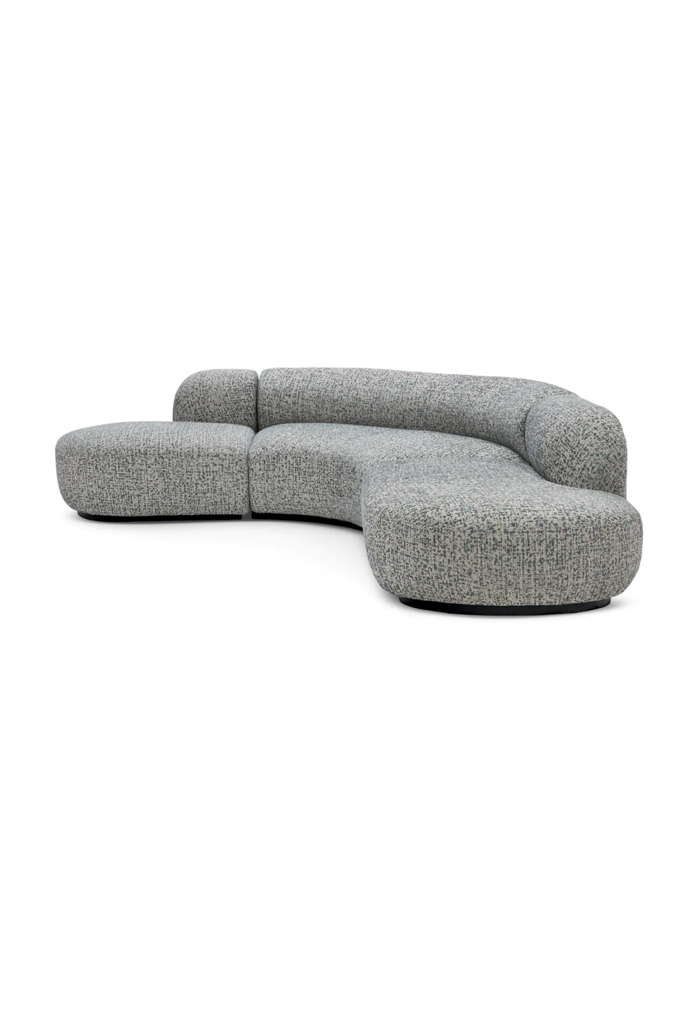 Upholstered Curved Sofa L Björn | Eichholtz Miami